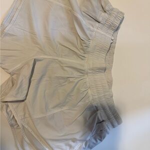 Light Beige Women's Athletic Shorts